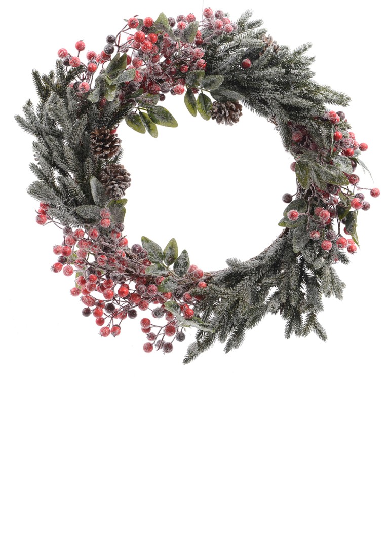 Everlands Kerstkrans 40 cm Groen - Deal