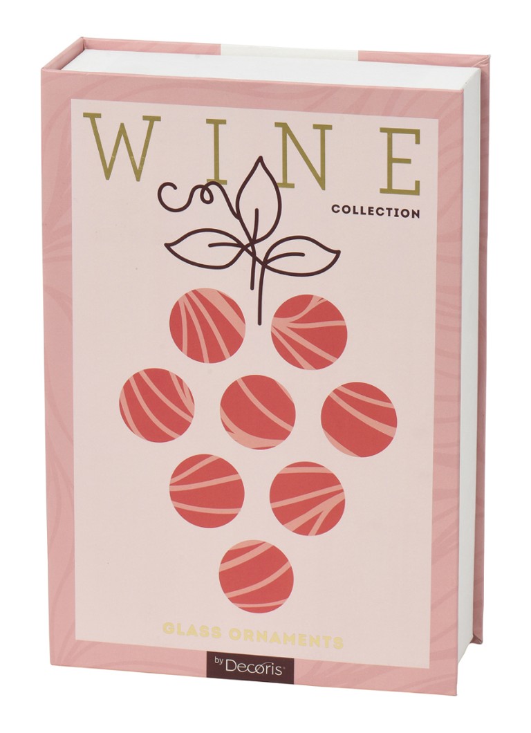 Decoris Rose kersthanger in giftset Roze - Deal