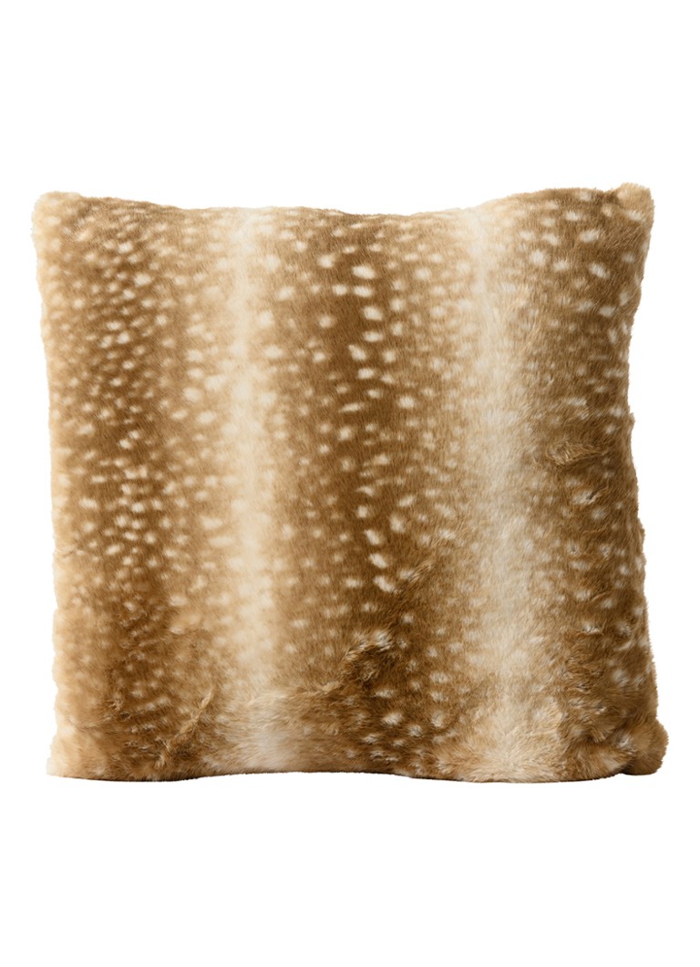 Decoris Sierkussen met hertenprint 45 x 45 cm Bruin - Deal