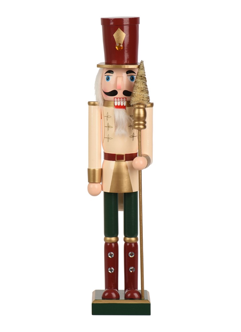 Decoris Notenkraker ornament 48 cm Beige - Deal