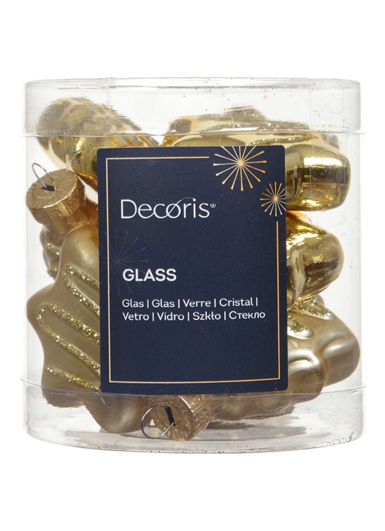 Decoris Ornament kersthanger 5 cm Goud - Deal
