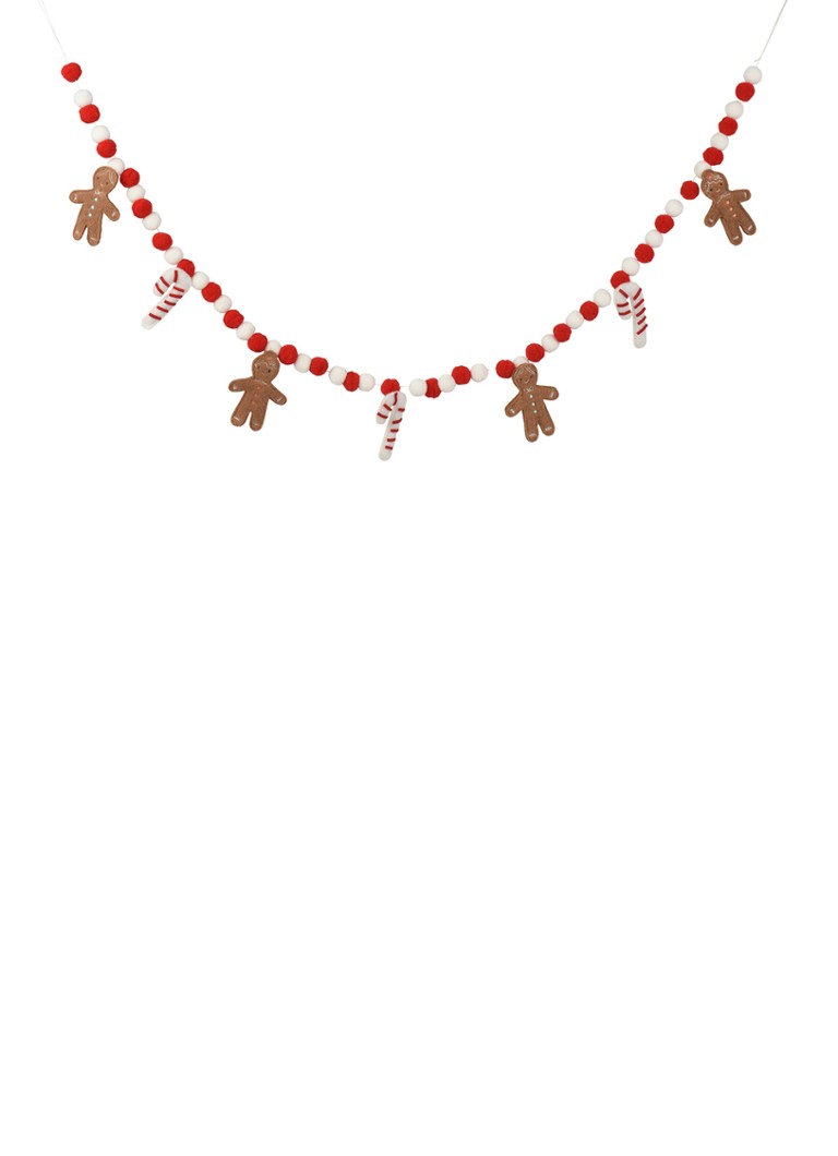 Decoris Kerstslinger 150 cm Rood - Deal