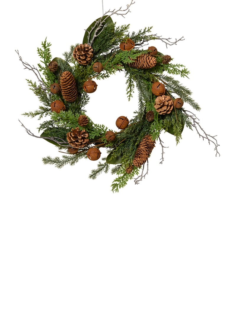 Everlands Kerstkrans 40 cm Groen - Deal