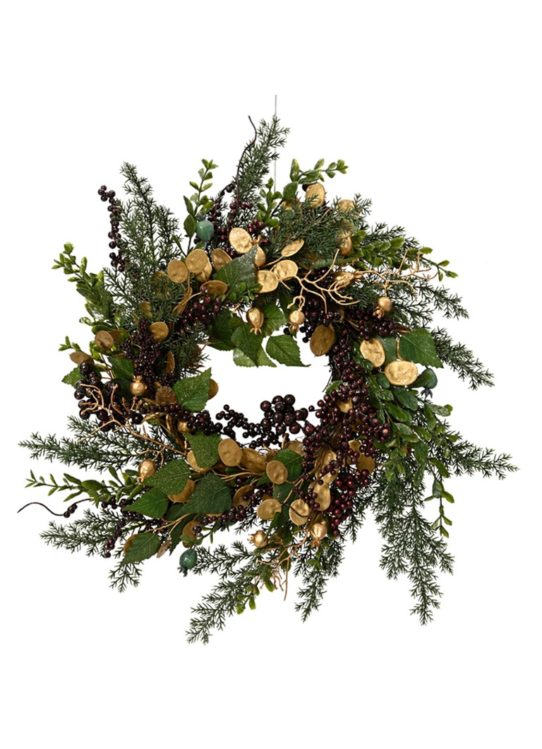 Everlands Kerstkrans 40 cm Groen - Deal