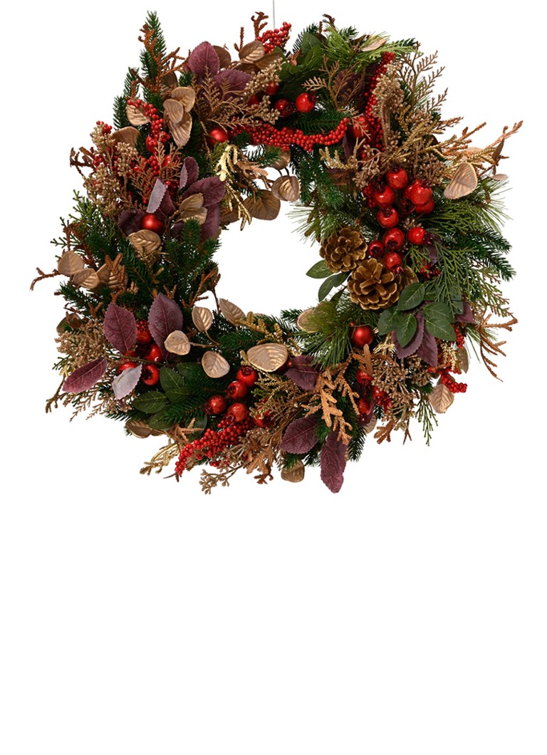 Everlands Kerstkrans 60 cm Groen - Deal
