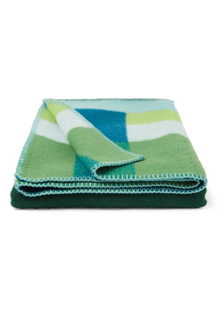 Røros Tweed Mikkel plaid van wol 135 x 200 cm Groen - Deal