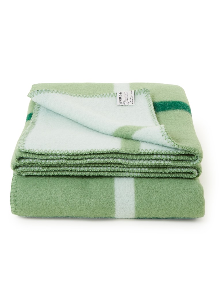 Røros Tweed Knut plaid van lamswol 135 x 200 cm Groen - Deal