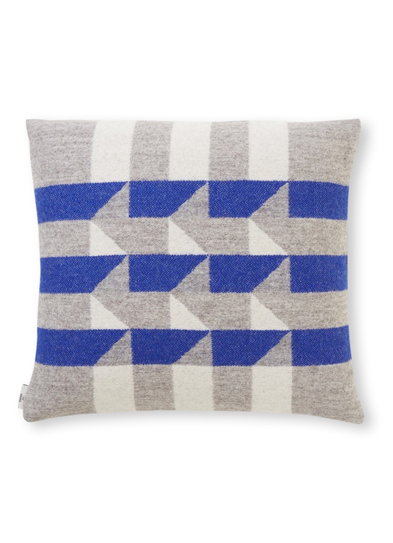 Røros Tweed Kvam sierkussen 50 x 50 cm Blauw - Deal