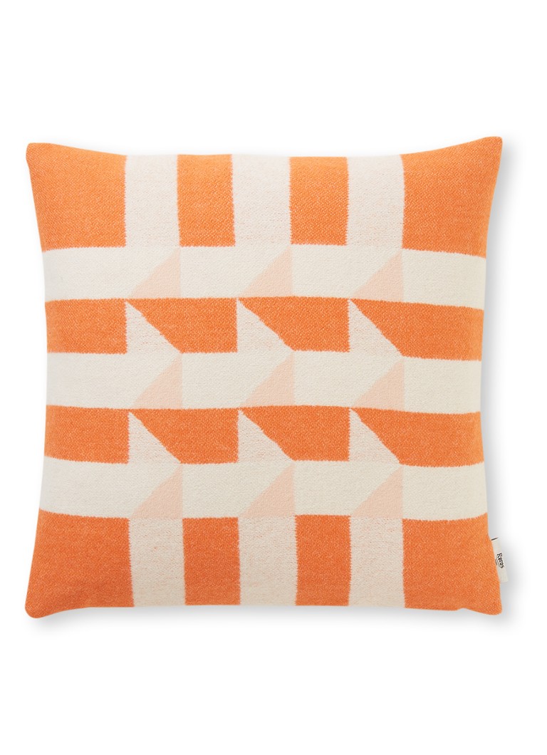 Røros Tweed Kvam sierkussen 50 x 50 cm Oranje - Deal