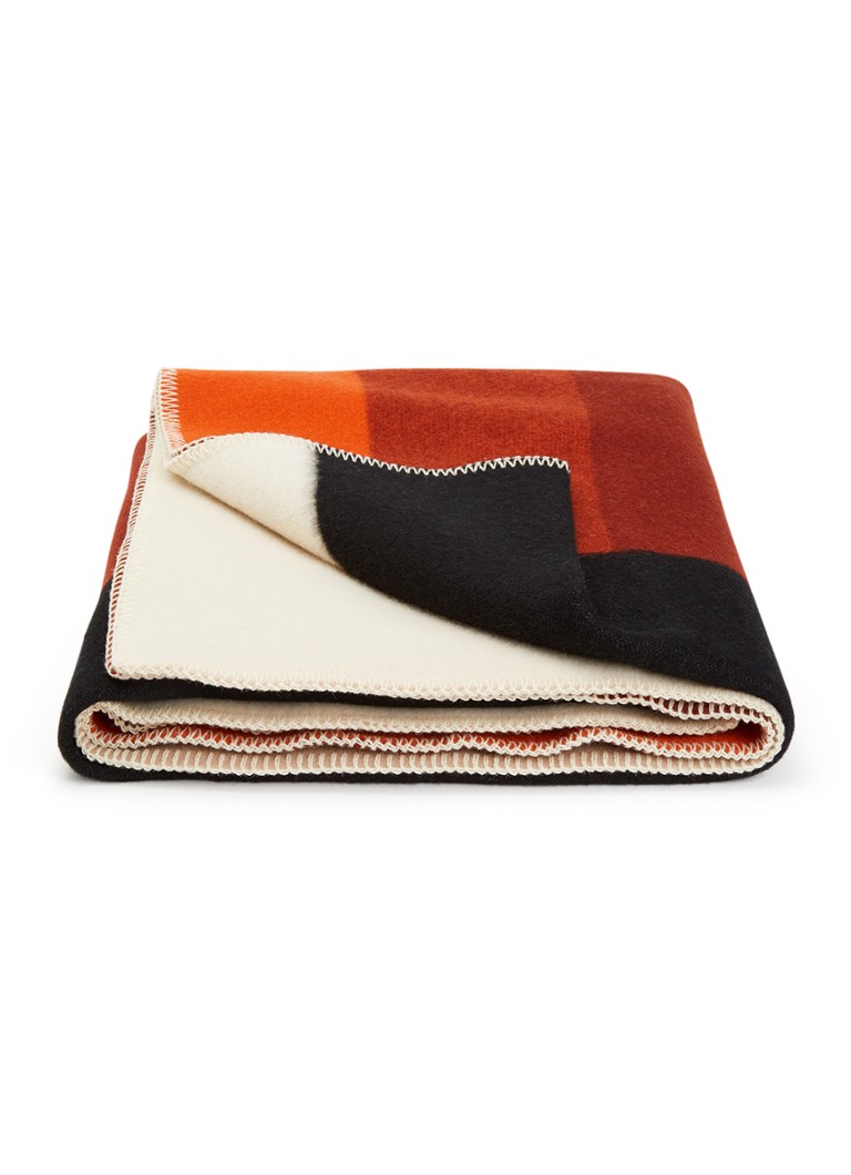 Røros Tweed Bento plaid van scheerwol 135 x 200 cm Rood - Deal