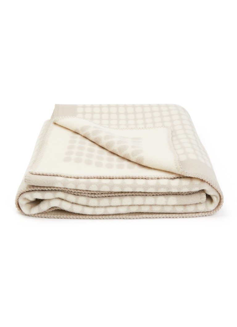 Røros Tweed Palette plaid van scheerwol 135 x 200 cm Lichtgrijs - Deal