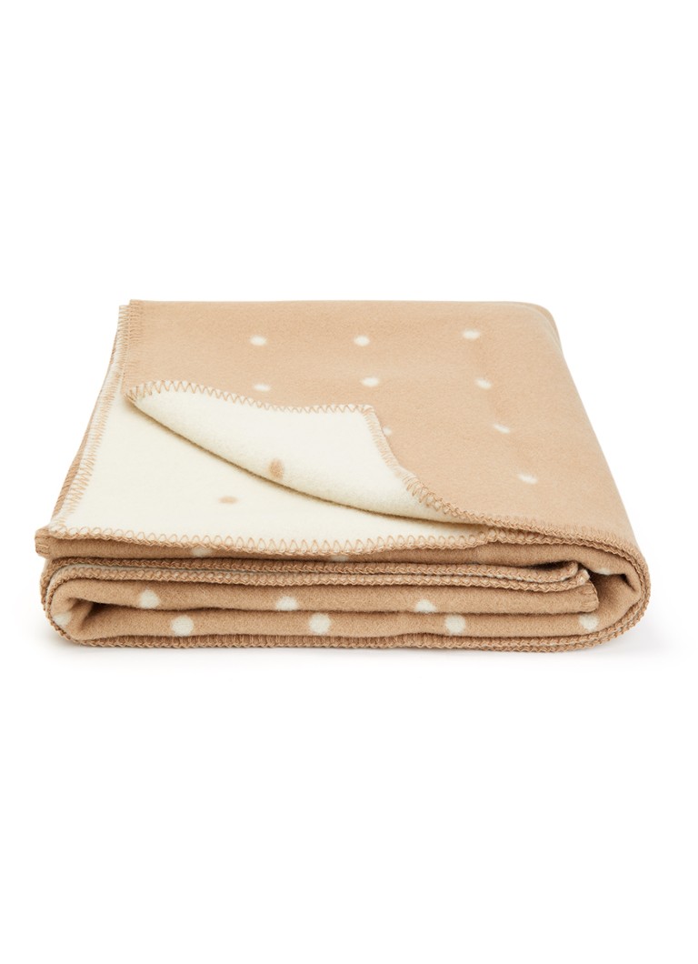 Røros Tweed Pastille plaid van scheerwol 135 x 200 cm Beige - Deal