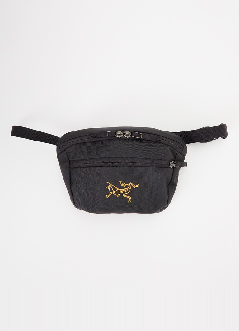 Arc'teryx Heren Crossbodytas met logoborduring in de kleur Zwart, maat: One Size