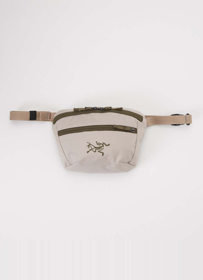 Arc'teryx Heren Crossbodytas met logoborduring in de kleur Donkerbeige, maat: One Size