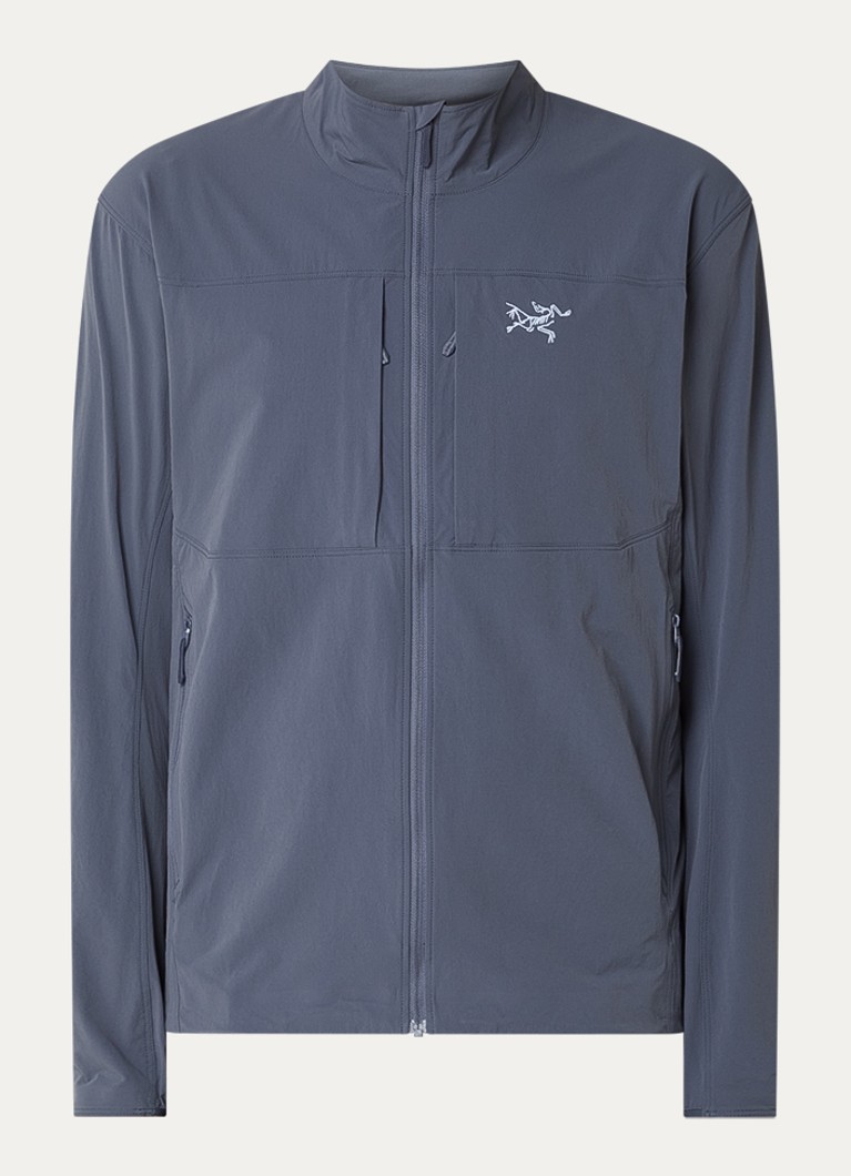 Arc'teryx Heren Gamma Windjack met logoborduring en ritszakken in de kleur Beige, maat: M