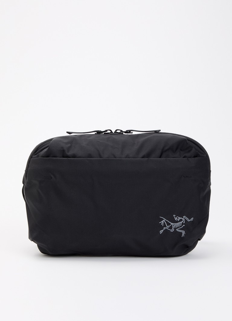 Arc'teryx Heren Heliad crossbodytas met verstelbare schouderriem en logo in de kleur Zwart, maat: OS