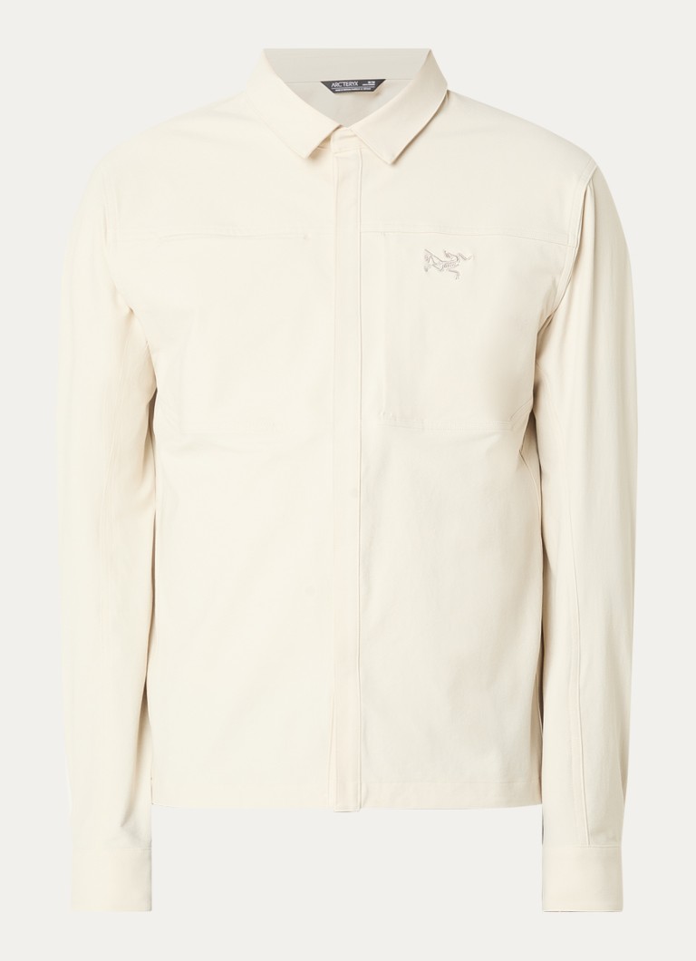 Arc'teryx Heren Cronin overshirt met borstzakken in de kleur Gebroken wit, maat: XL