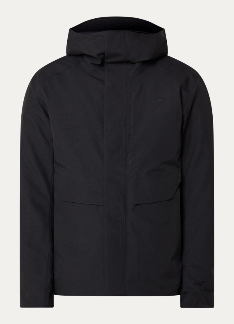 Arc'teryx Heren Gewatteerde parka met donsvulling in de kleur Zwart, maat: M