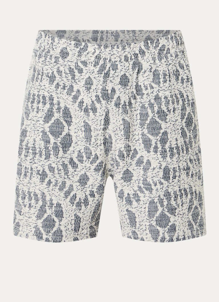 SAMSØE SAMSØE Heren Sajabari straight fit korte broek met steekzakken in de kleur Indigo, maat: S