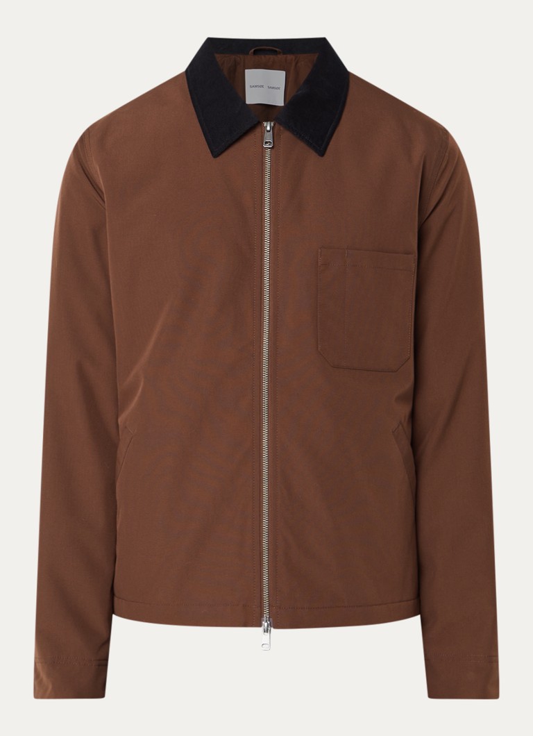 SAMSØE SAMSØE Heren Robin barn jack in de kleur Bruin, maat: XL