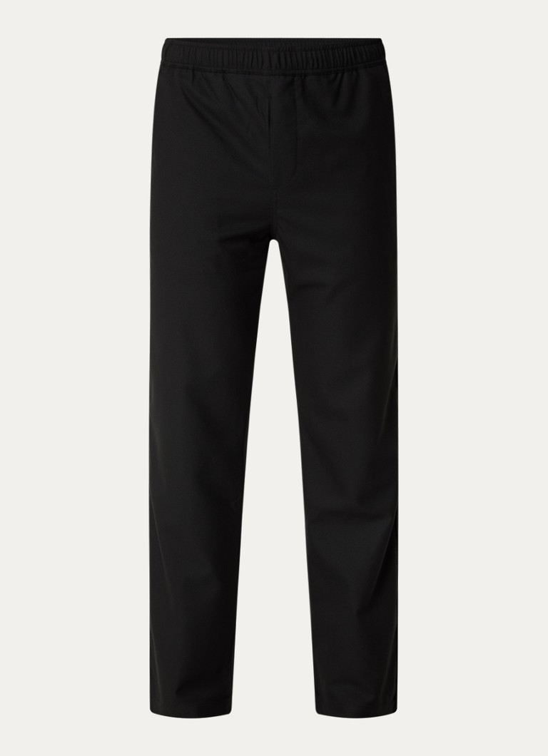 SAMSØE SAMSØE Heren Jabari slim fit pantalon met steekzakken in de kleur Zwart, maat: M