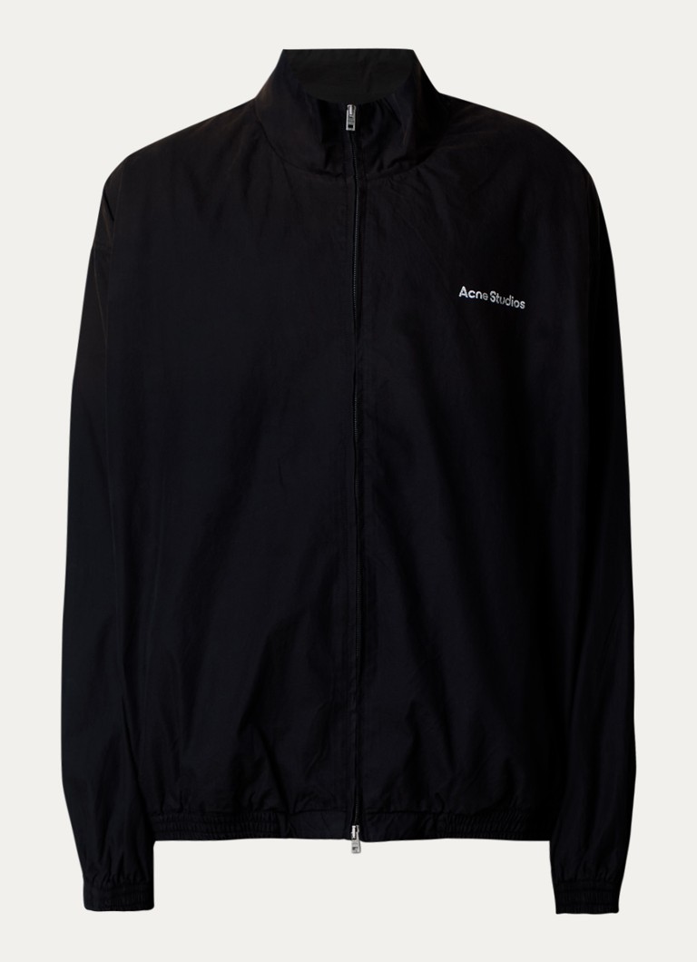 Acne Studios Heren Jack met logo- en backprint in de kleur Zwart, maat: 52