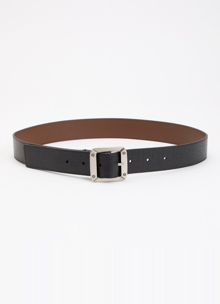 Acne Studios Heren Runway reversible riem van leer in de kleur Zwart, maat: L