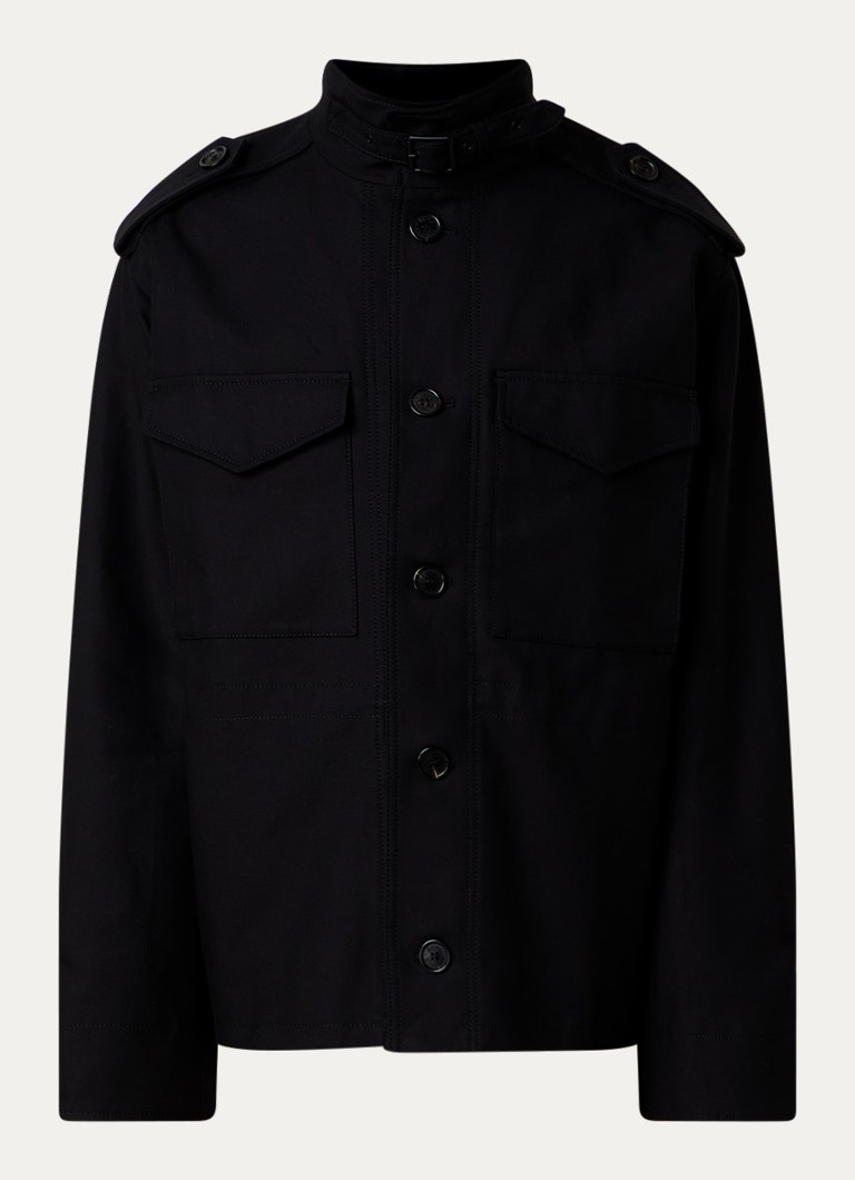 Acne Studios Heren Jack met opstaande kraag in de kleur Zwart, maat: 52