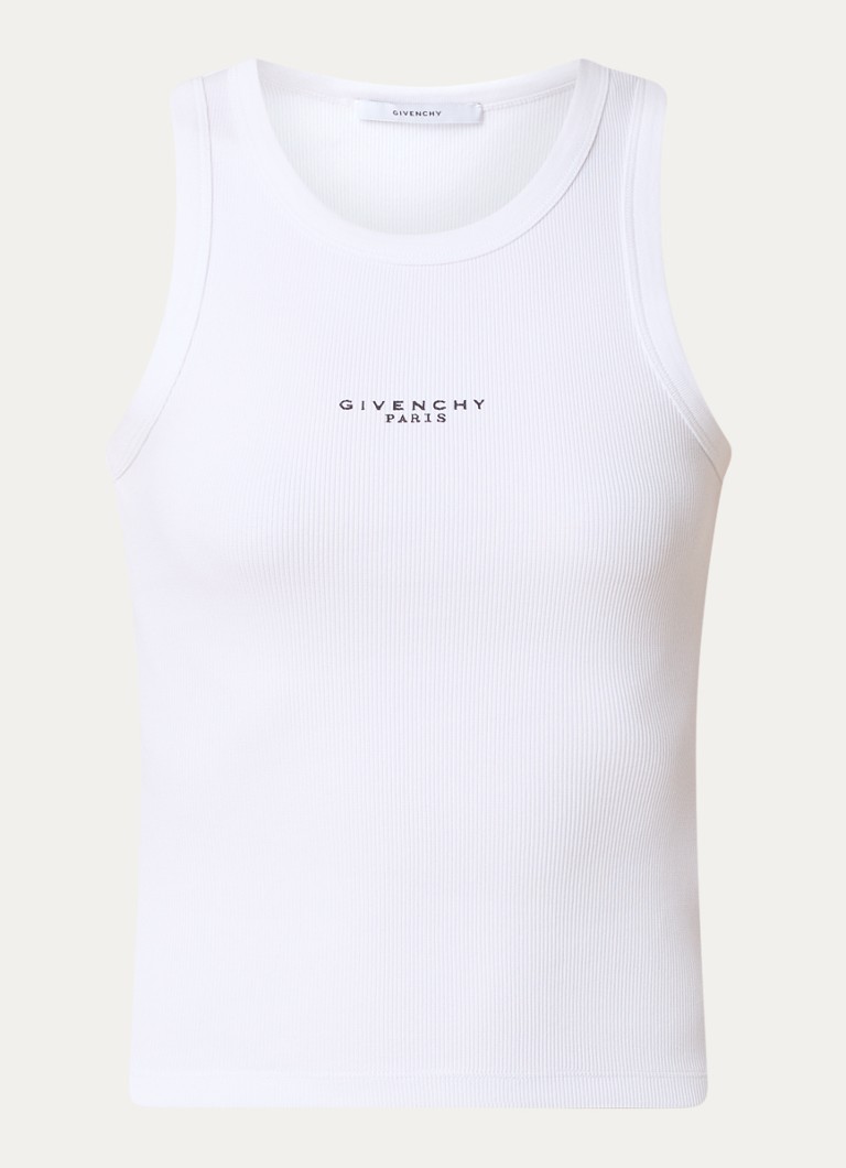 Givenchy Dames Tanktop met logo in de kleur Wit, maat: XS