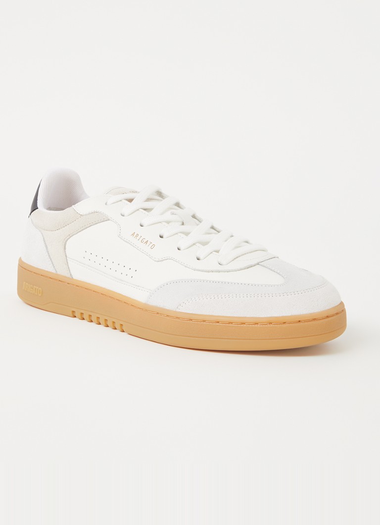 Axel Arigato Heren Dice T-Toe sneaker van leer met suède details in de kleur Wit, maat: 44