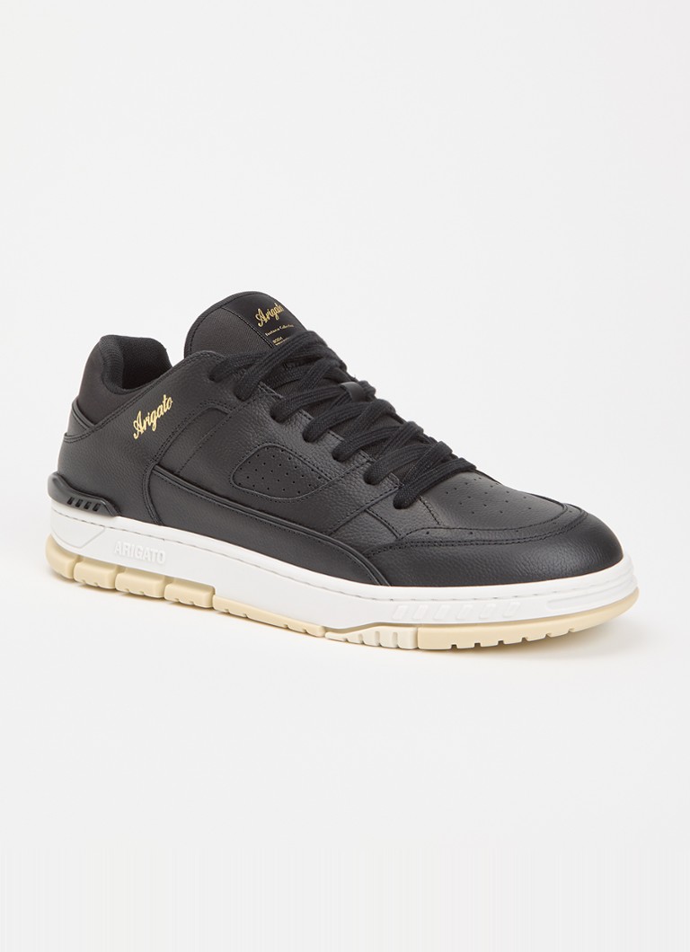 Axel Arigato Heren Area Lo sneaker van leer in de kleur Zwart, maat: 46