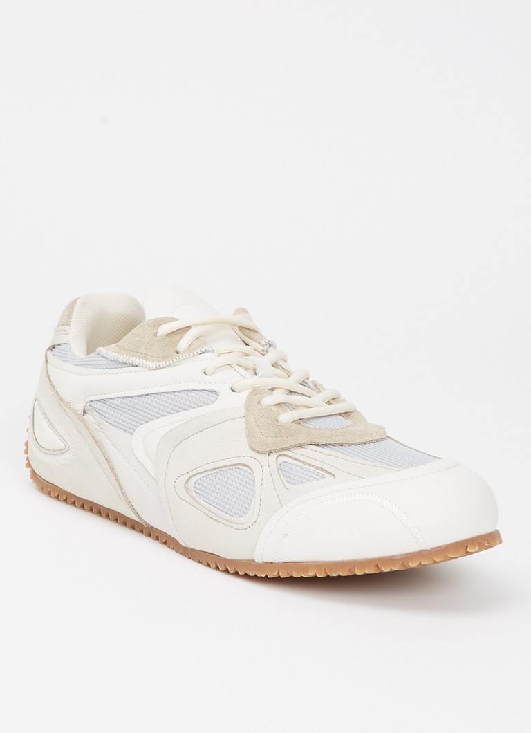 Axel Arigato Heren Slow Runner sneaker met suède details in de kleur Gebroken wit, maat: 42