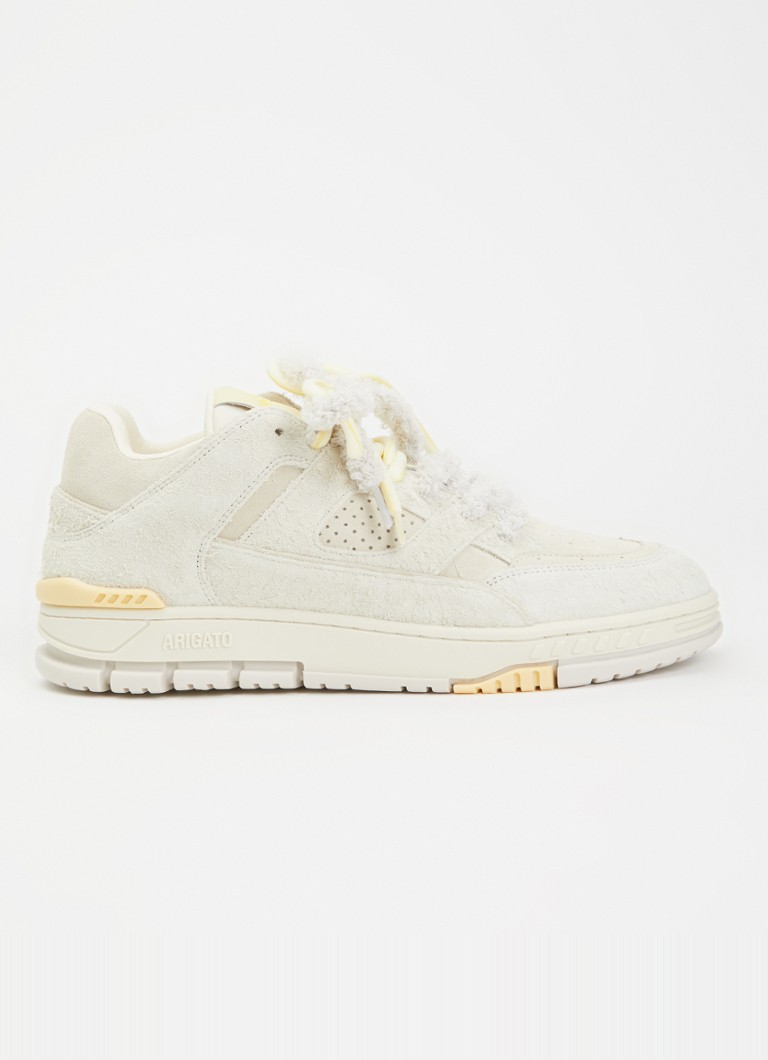 Axel Arigato Heren Area Lo Label sneaker van leer van suède in de kleur Beige, maat: 46