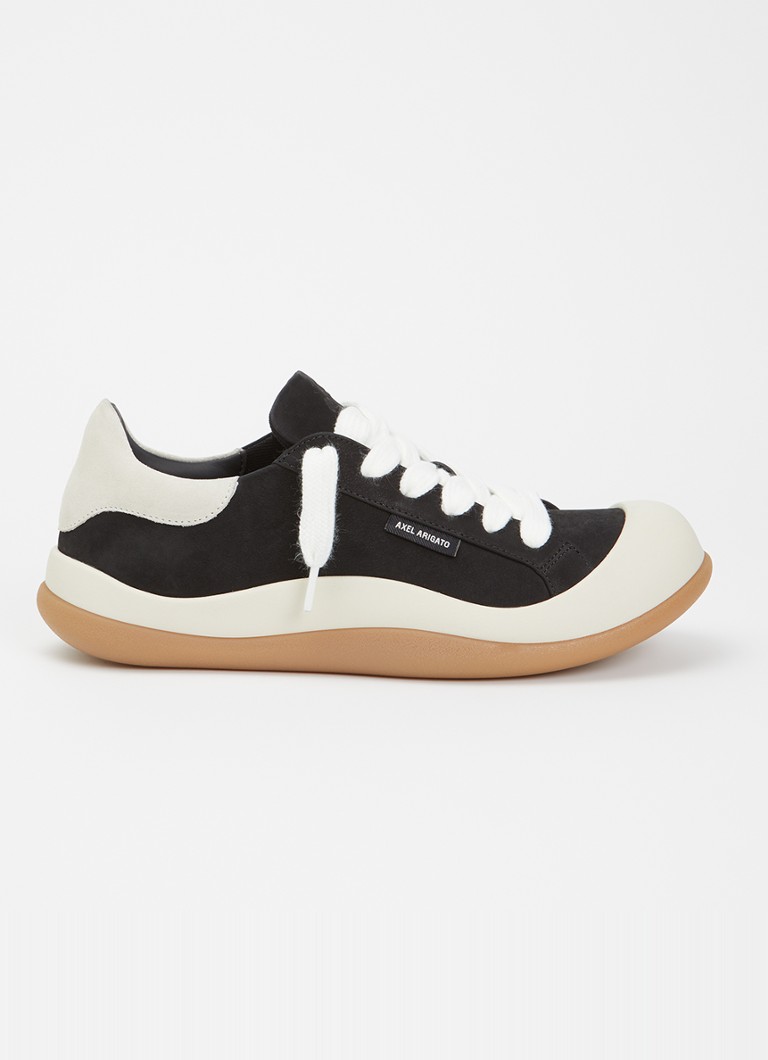 Axel Arigato Heren Squish sneaker van nubuck met details van suéde in de kleur Zwart, maat: 45