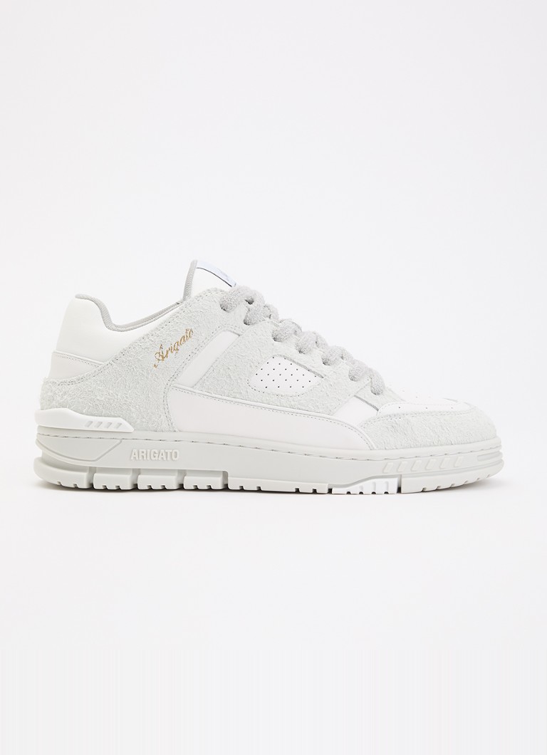 Axel Arigato Heren Area Lo Fluffy sneaker met suède details in de kleur Grijs, maat: 46
