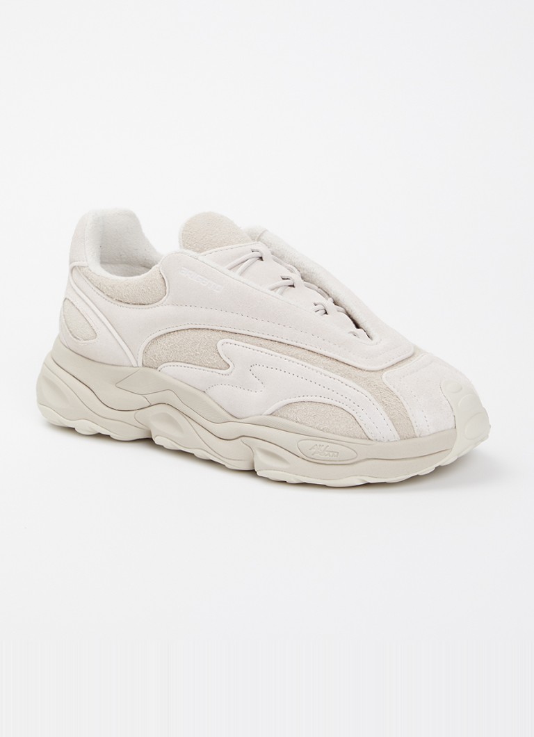 Axel Arigato Heren Satellite Neo Runner van suède met structuur details in de kleur Beige, maat: 42
