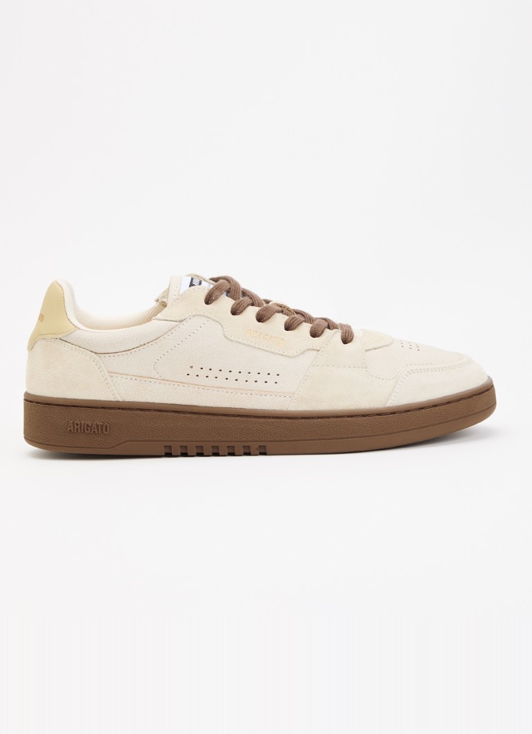 Axel Arigato Heren Dice Lo sneaker van leer met details van suède in de kleur Beige, maat: 45