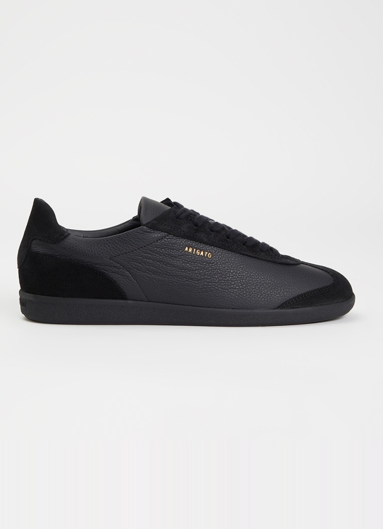 Axel Arigato Heren Zane sneaker van leer met suède details in de kleur Zwart, maat: 43