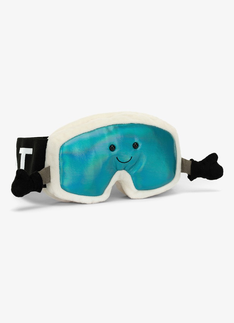 Jellycat Jongens Amuseables Sports Ski Goggles knuffel 11 cm in de kleur Multicolor, maat: -