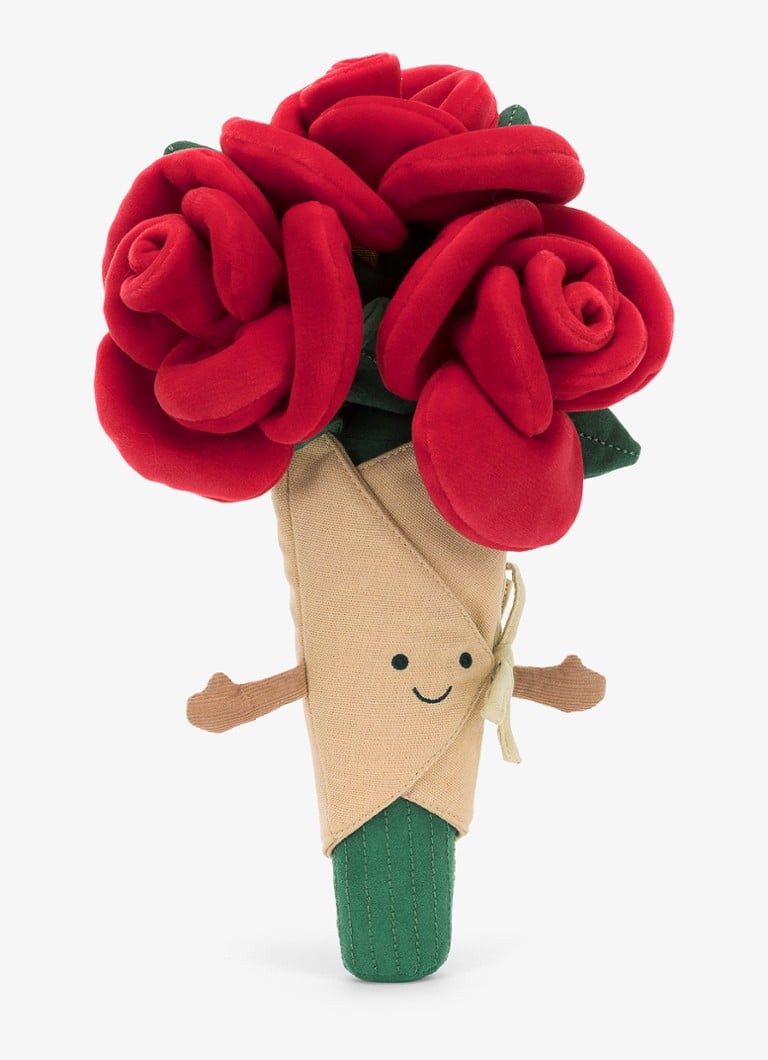 Jellycat Meisjes Amuseables Rose Bouquet knuffel 30 cm in de kleur Multicolor, maat: -