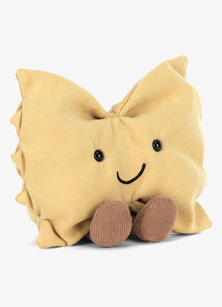 Jellycat Jongens Amuseables Farfalle knuffel 9 cm in de kleur Multicolor, maat: ns