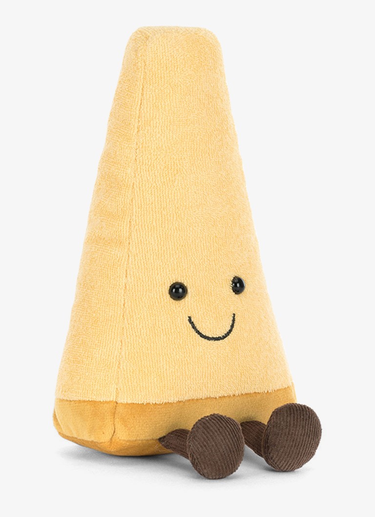 Jellycat Meisjes Amuseables Parmesan knuffel 19 cm in de kleur Geel, maat: ns