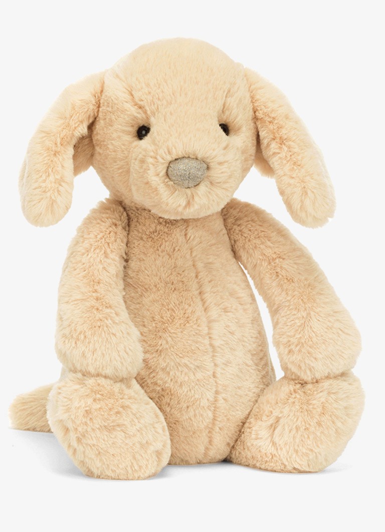 Jellycat Meisjes Bashful Luxe Puppy Orlando Original knuffel 31 cm in de kleur Multicolor, maat: ns