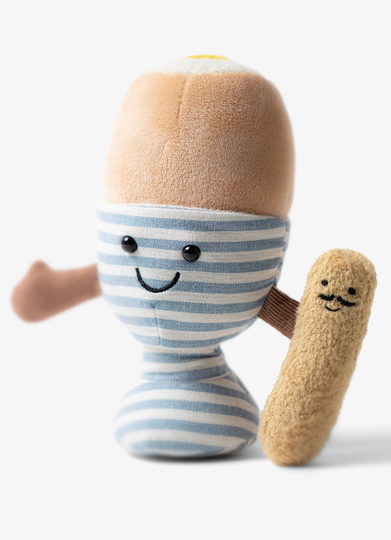 Jellycat Meisjes Amuseables Eggetha Egg and Lance Soldier knuffel 16 cm in de kleur Beige, maat: 0