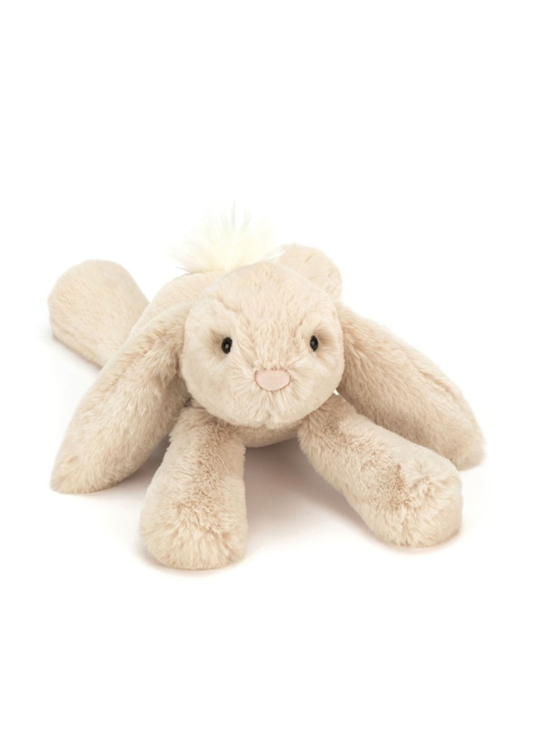 Jellycat Meisjes Smudge Rabbit knuffel 13 cm in de kleur Gebroken wit, maat: 0