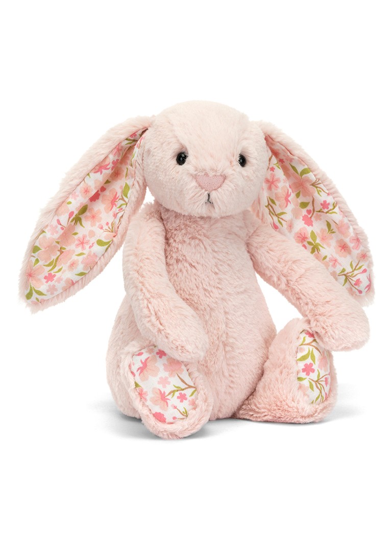Jellycat Blossom Blush Bunny 'Cherry' knuffel in de kleur Roze, maat: small