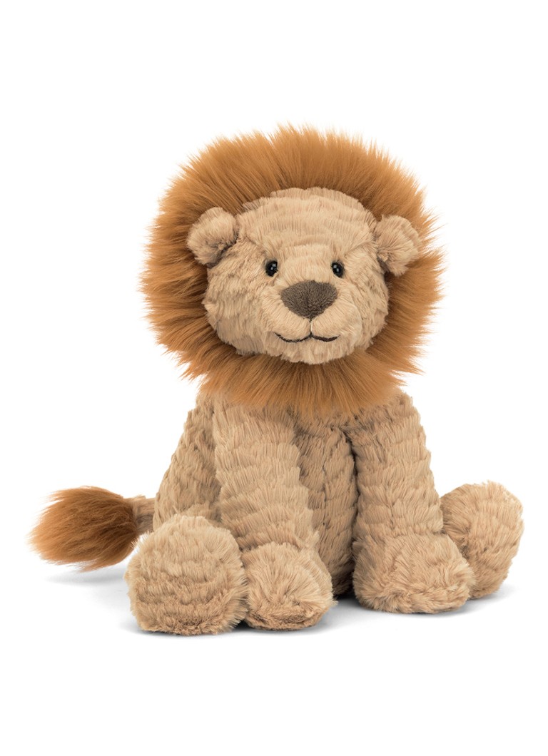 Jellycat Fuddlewuddle Lion knuffel 23 cm in de kleur Bruin, maat: Medium