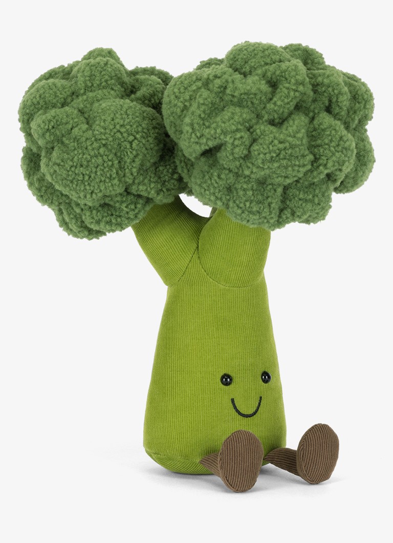 Jellycat Amuseables Broccoli knuffel 24 cm in de kleur Multicolor, maat: One Size