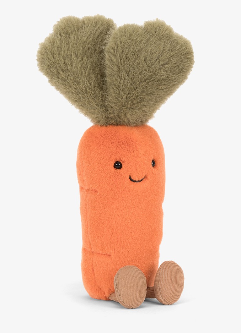 Jellycat Amuseables Carrot knuffel 28 cm in de kleur Oranje, maat: One Size