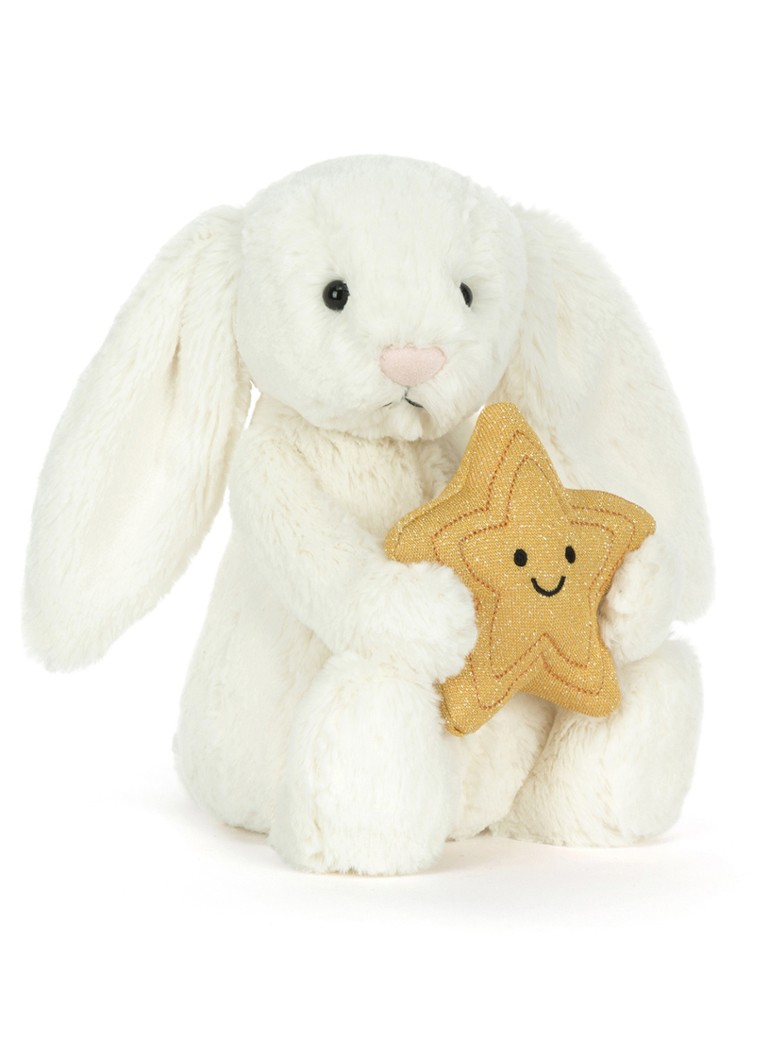 Jellycat Cream Bunny with Star knuffel 31 cm